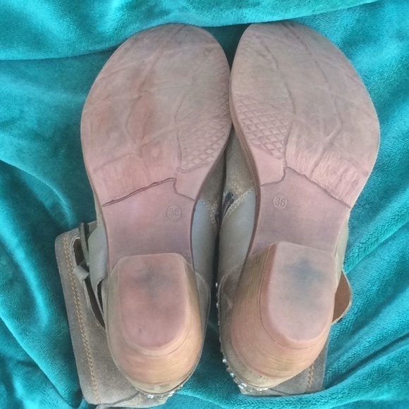 Josef Seibel Toni Taupe Studded Ankle Boots Sz 6 - Picture 5 of 6